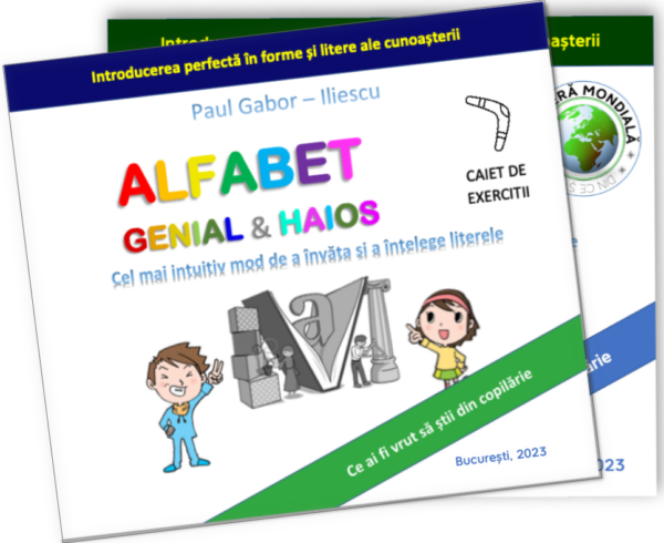 Coperta Alfabet Genial și Haios – Caiet de exerciții, de Paul Gabor-Iliescu